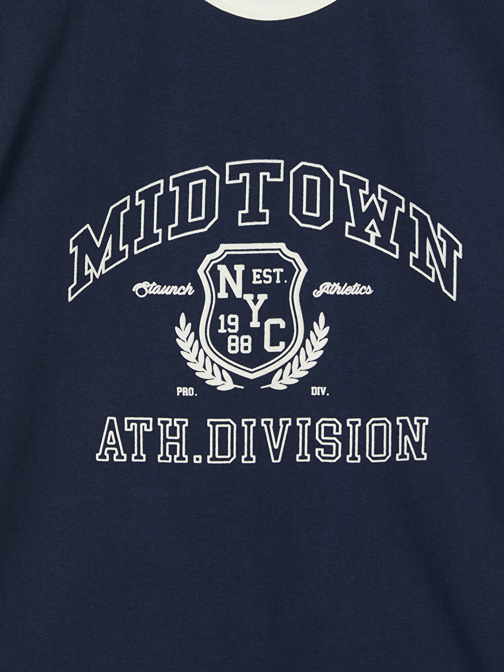 Crew Neck Nyc Printed Jersey Men's T-shirt-1
