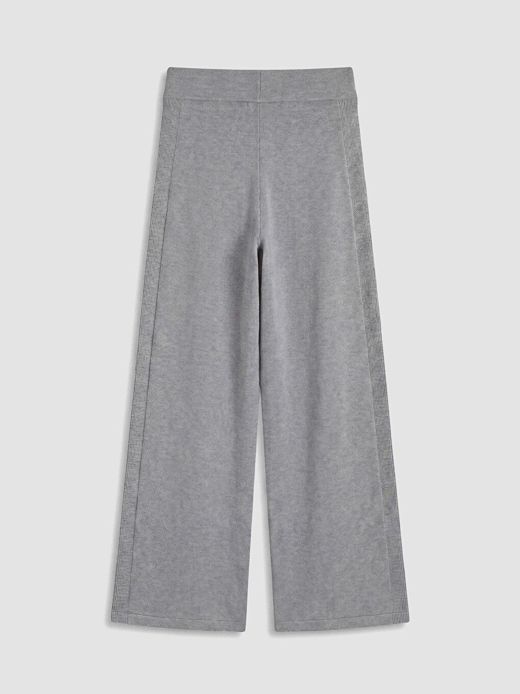 Pantaloni Tricot Femeie Cu Talie Elastică-6