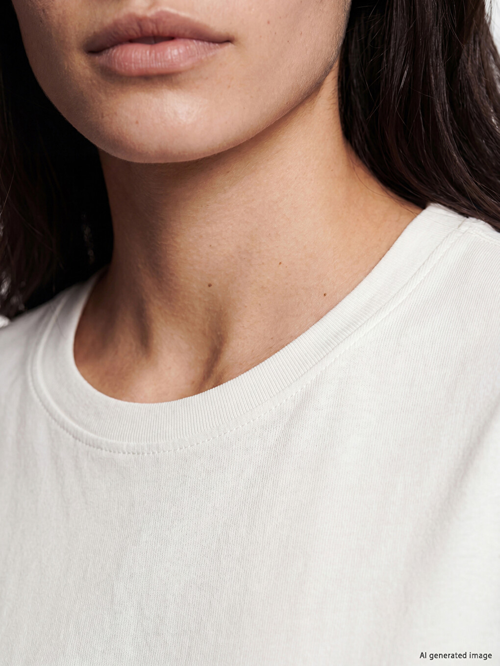 Woman White T-shirt-2