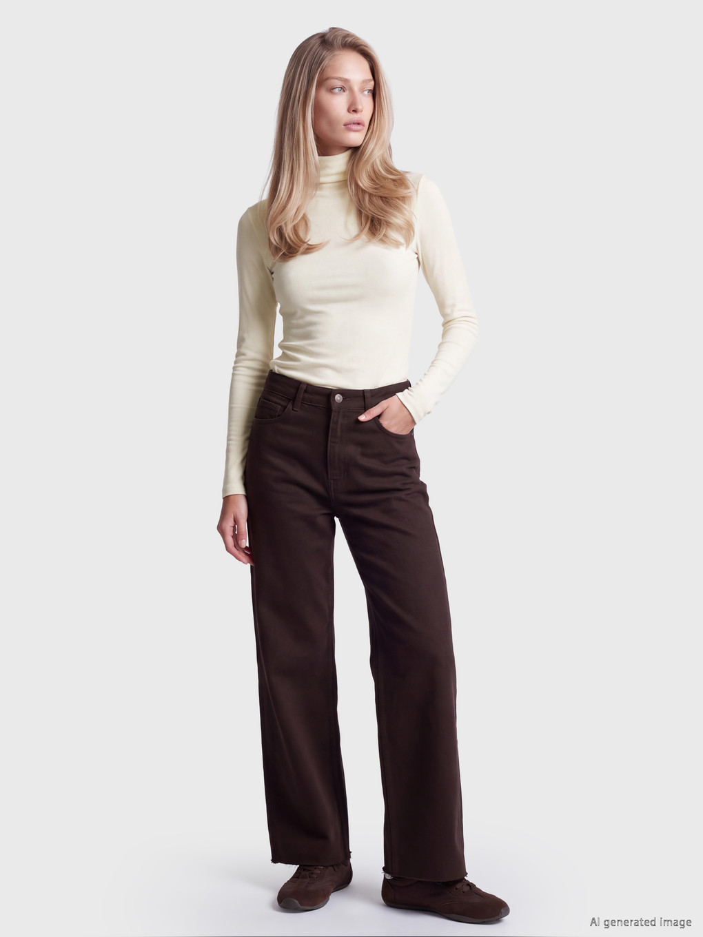 Mock Neck Women's Bodysuit-1
