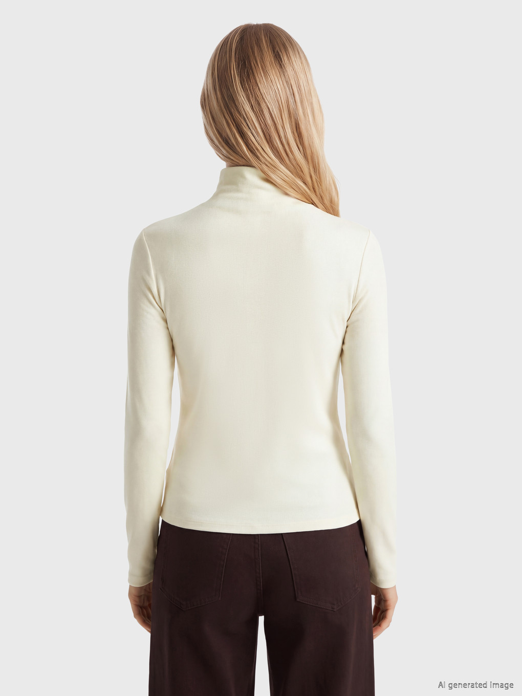 Mock Neck Women's Bodysuit-2