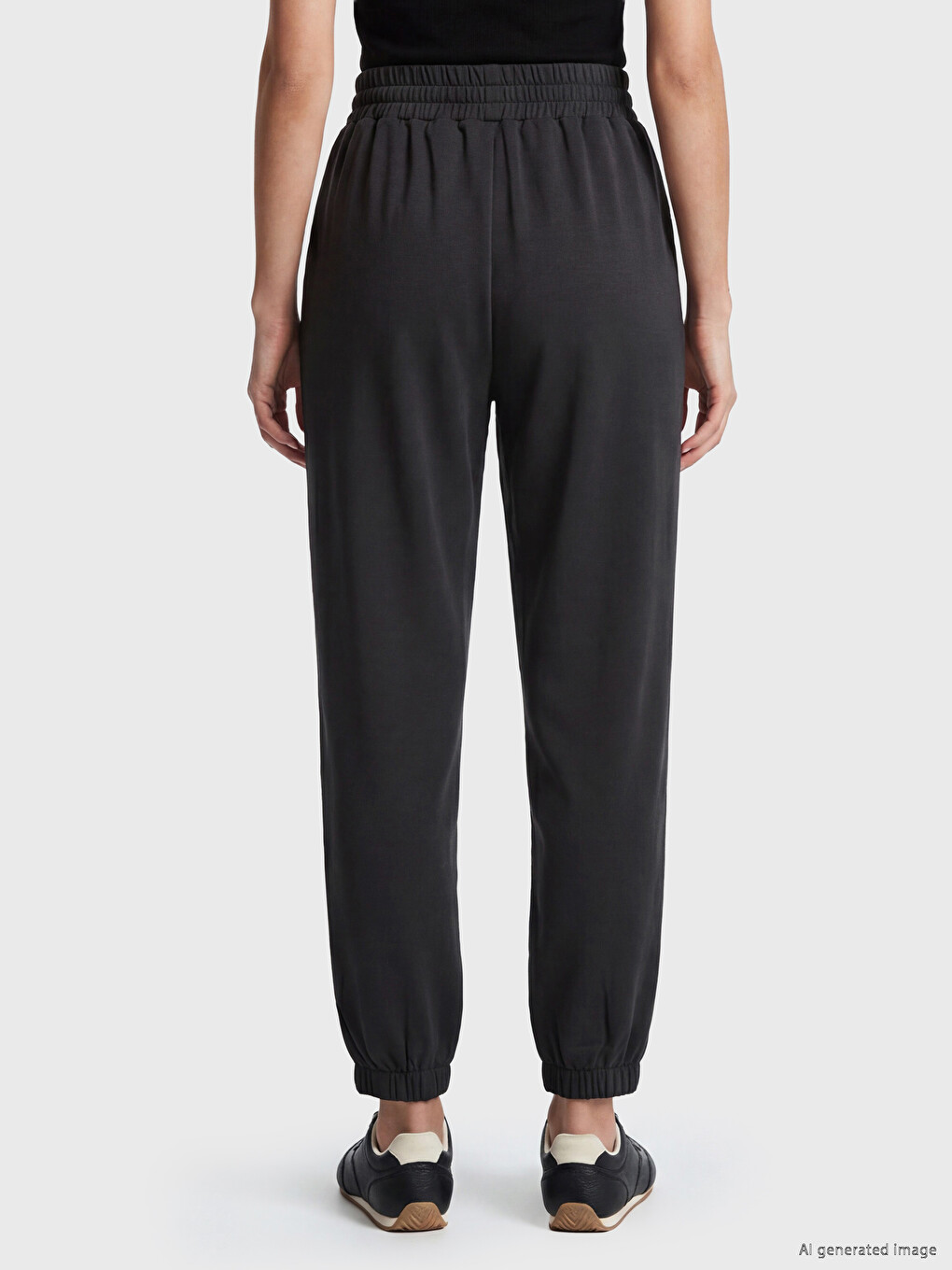Woman Anthracite Jogger Sweatpants-3