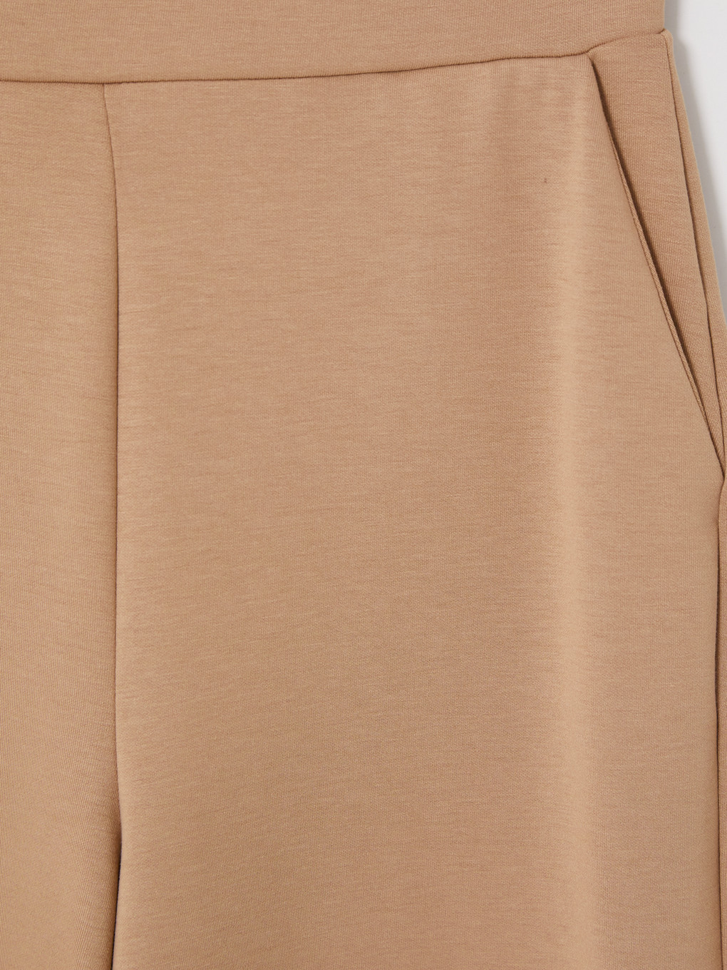 Woman Beige Sweatpants-1