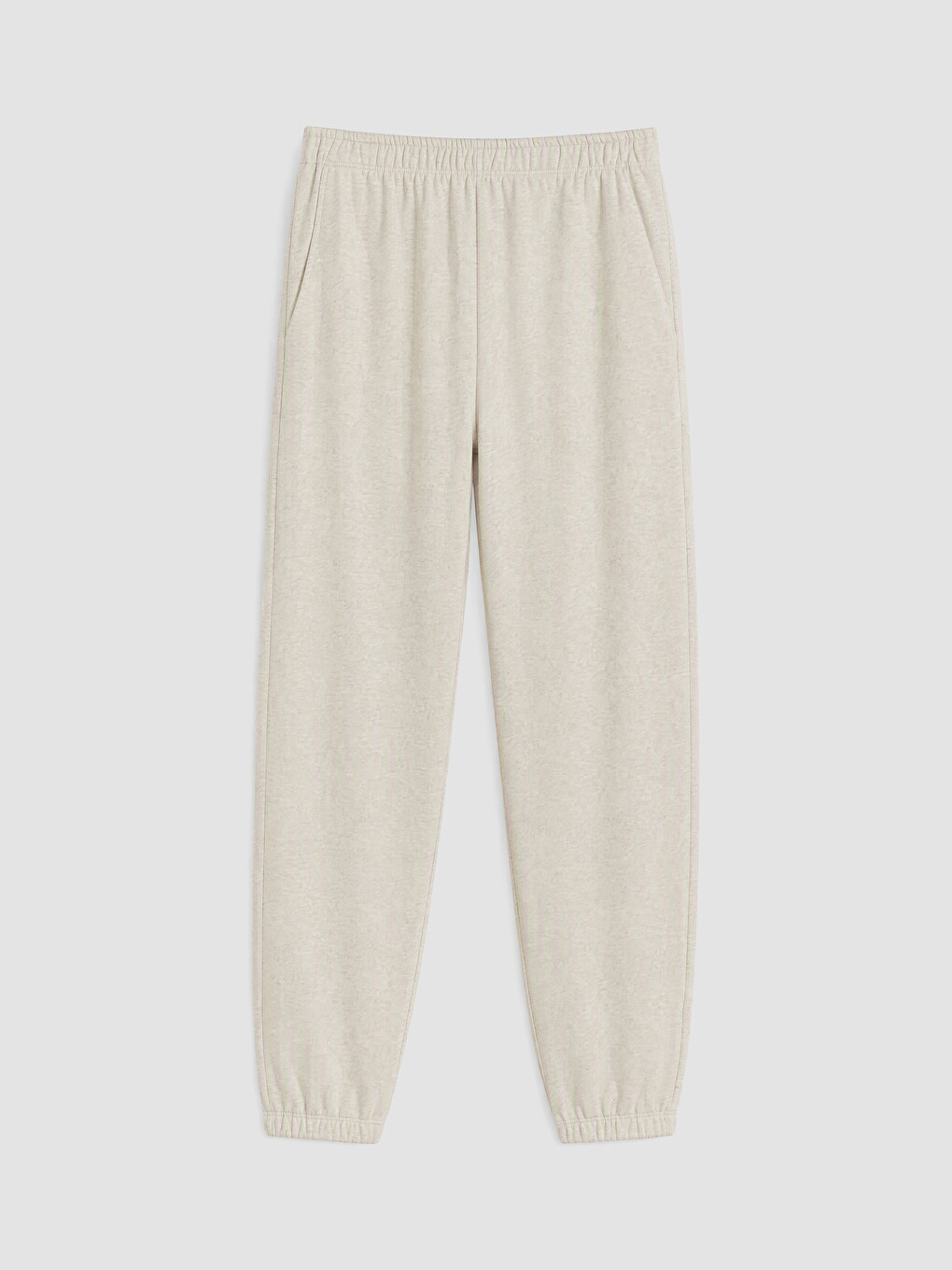 Pantaloni De Trening Jogger Bej Femeie-4