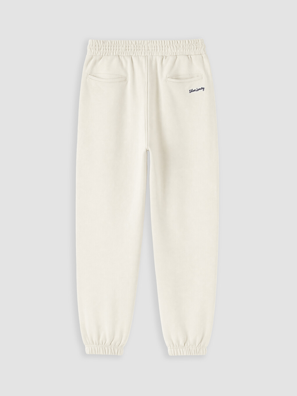 Woman Beige Jogger Sweatpants-6