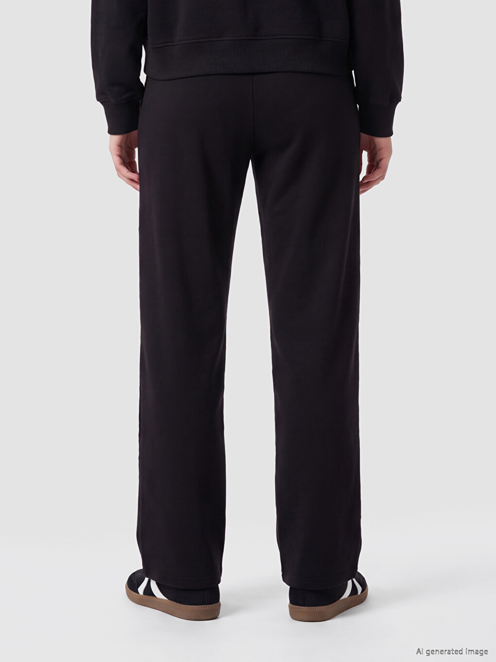 Pantaloni De Trening Negru Femeie-3