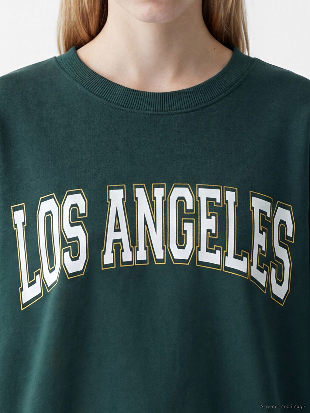 Los Angeles Printed Relax Fit Women's Sweatshirt-2