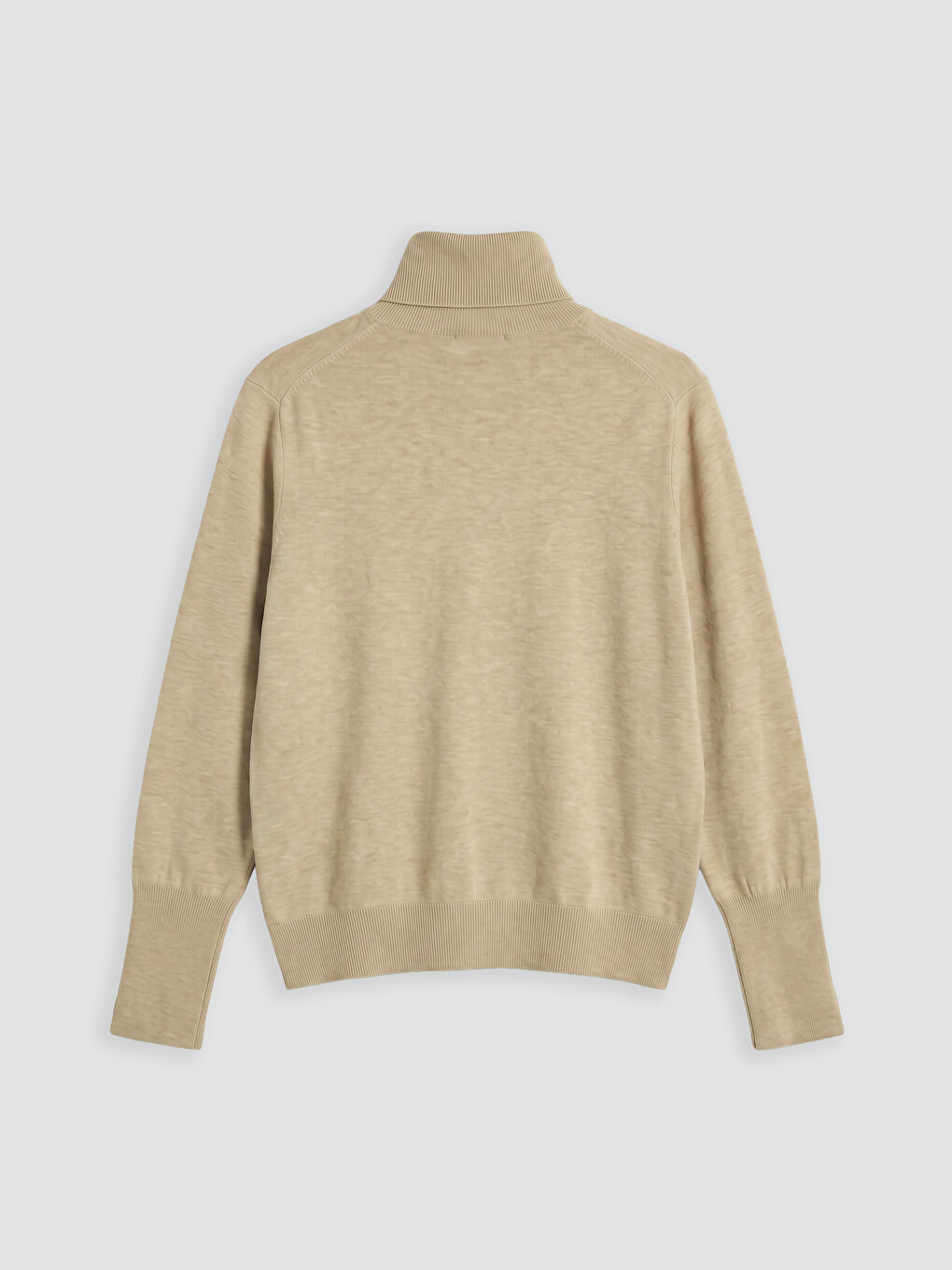 Cuff Buttoned Turtleneck Women's Knitwear Sweater-5