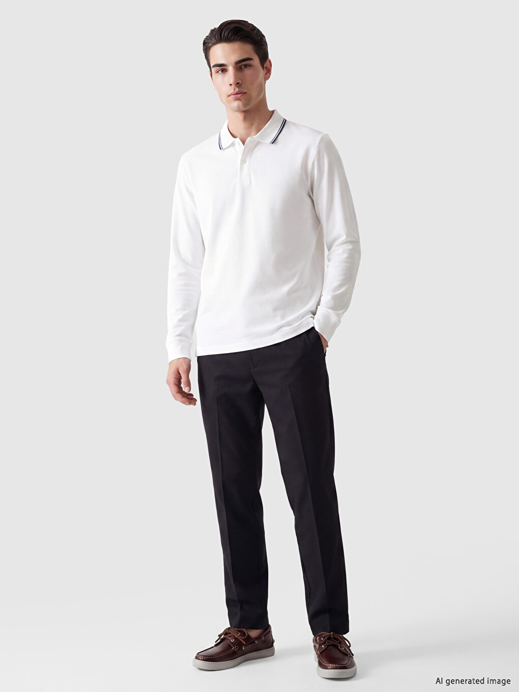 Tricou Polo Piqué Pentru Bărbați-1