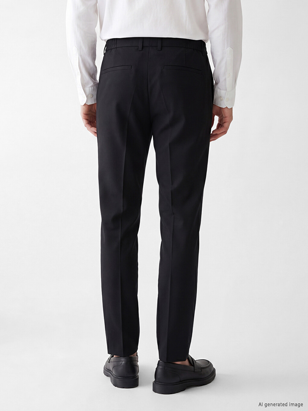 Man Navy Trousers-2