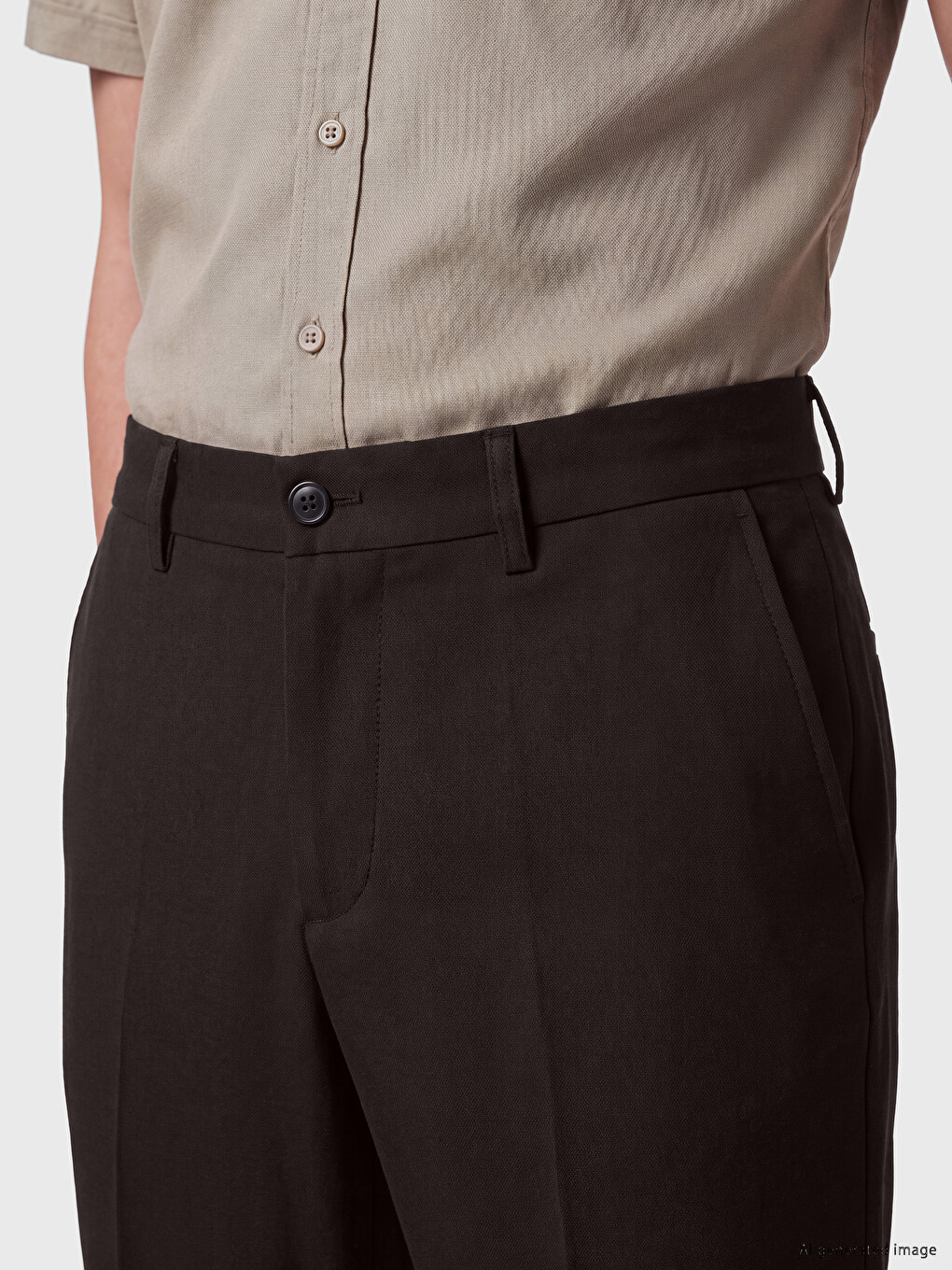 Man Brown Trousers-2