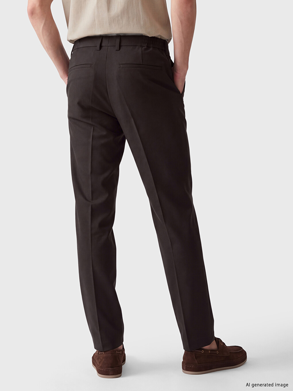 Man Brown Trousers-3