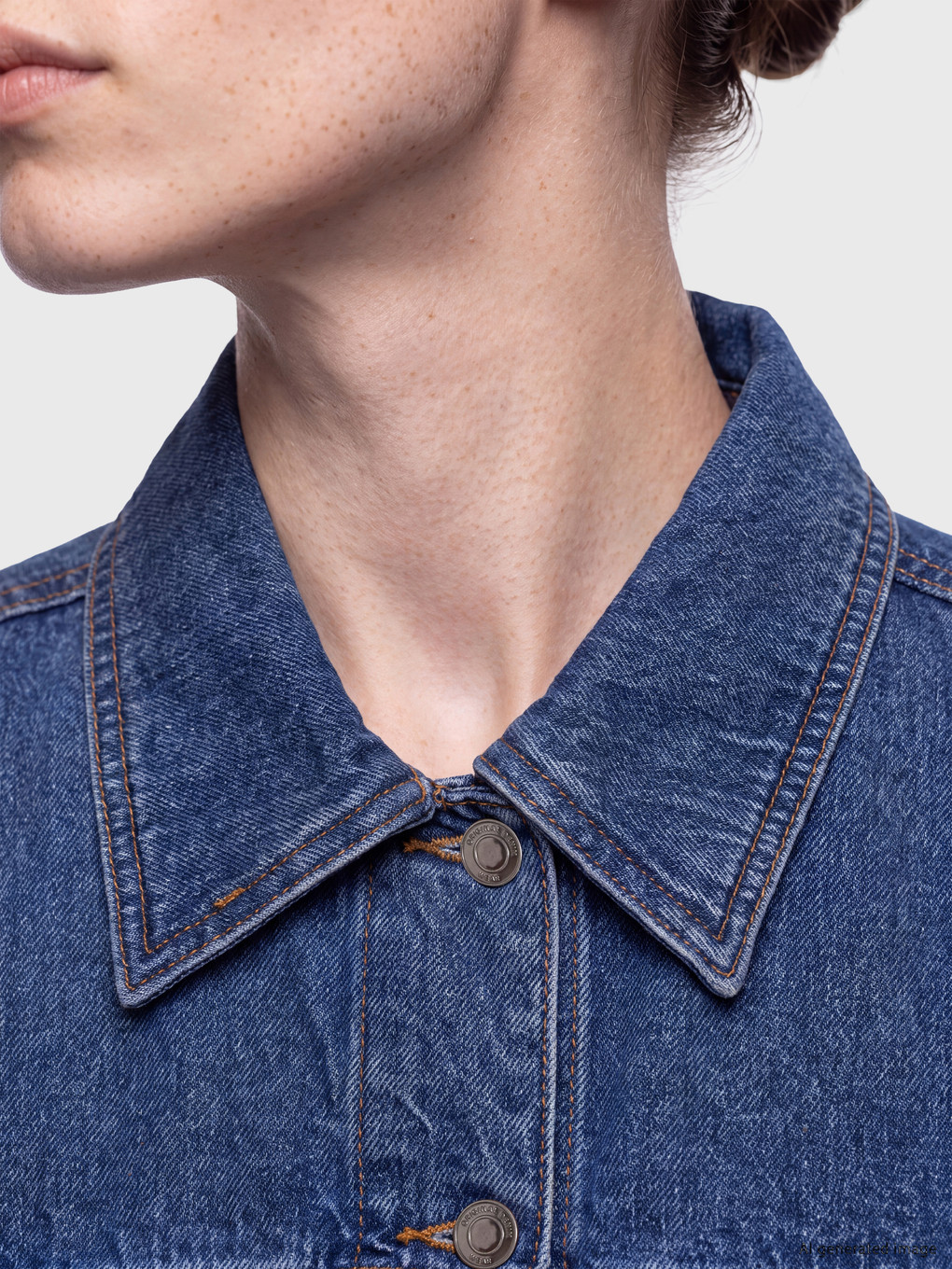 Woman Indigo Denim Jacket-2