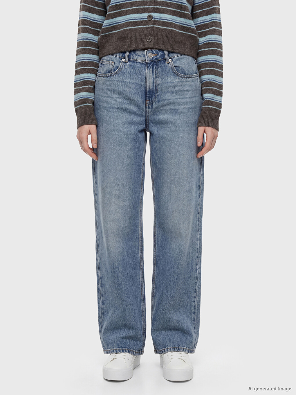 Jean Femme Coupe Droite-1