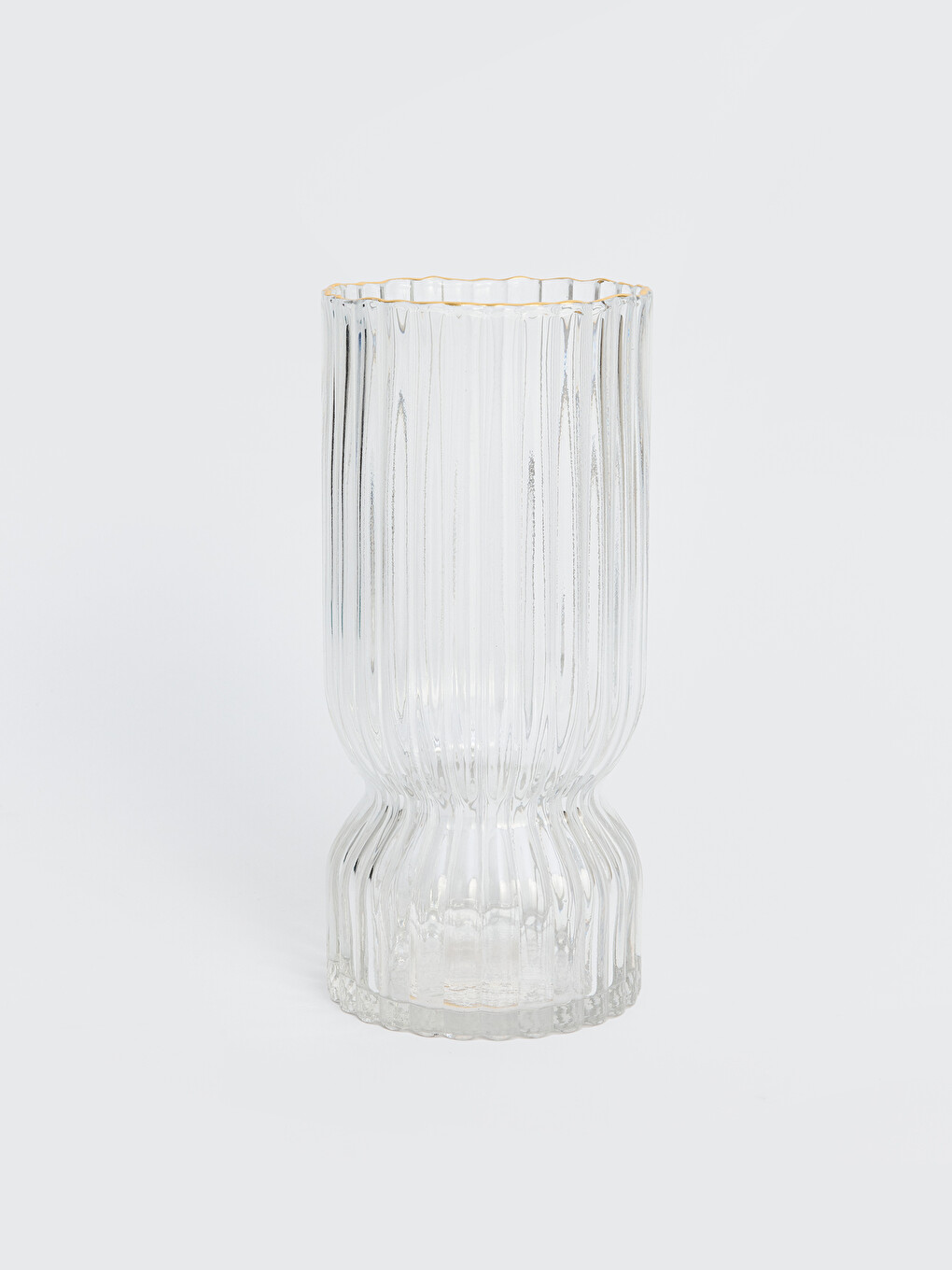Grooved Glass Vase-1