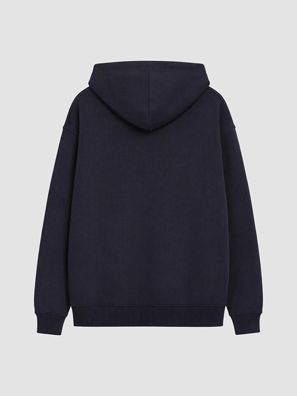 Woman Navy Zip-up Sweatshirt-3