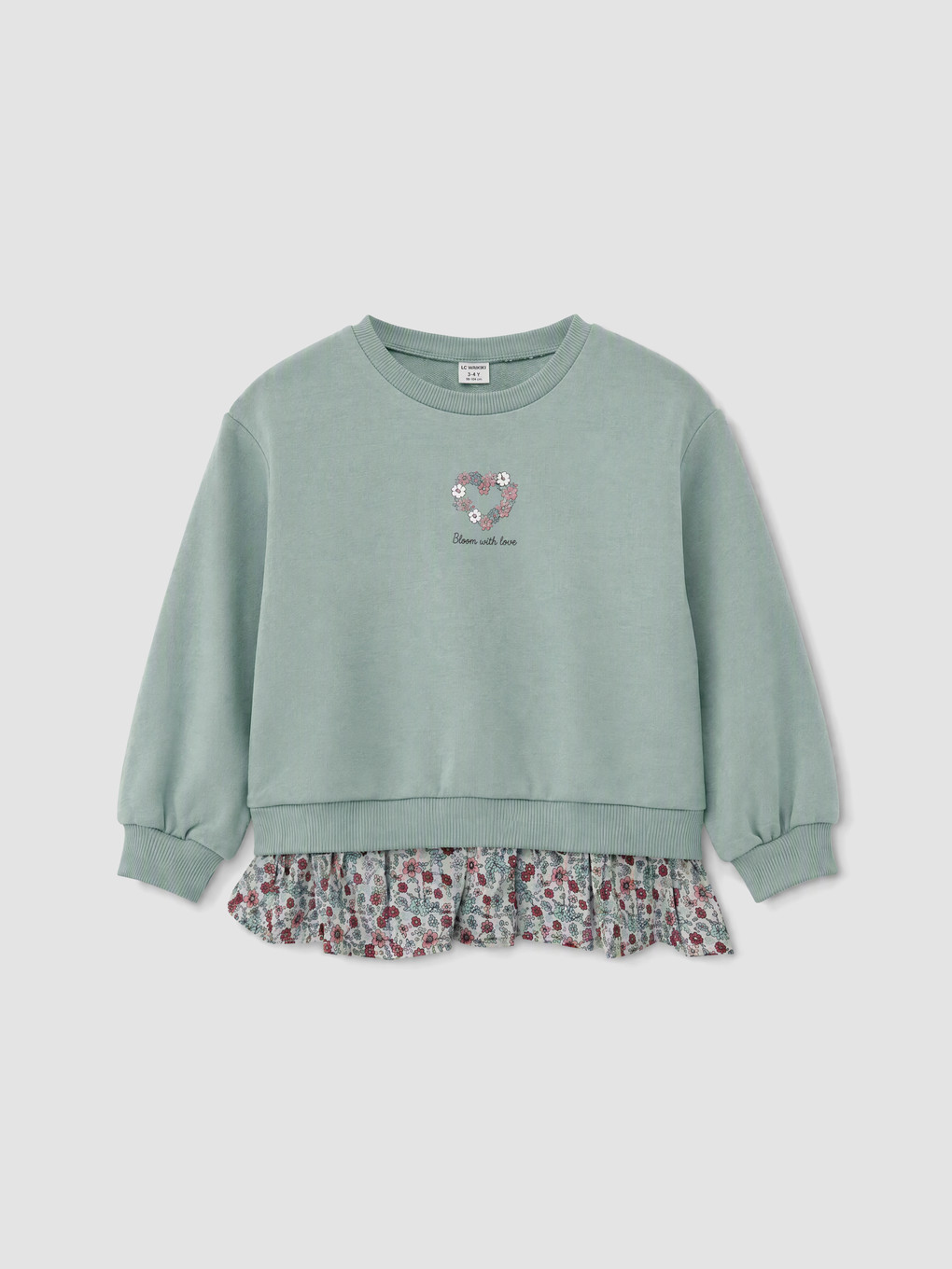 Bedrucktes Rüschen-sweatshirt Für Mädchen 2er-pack-1