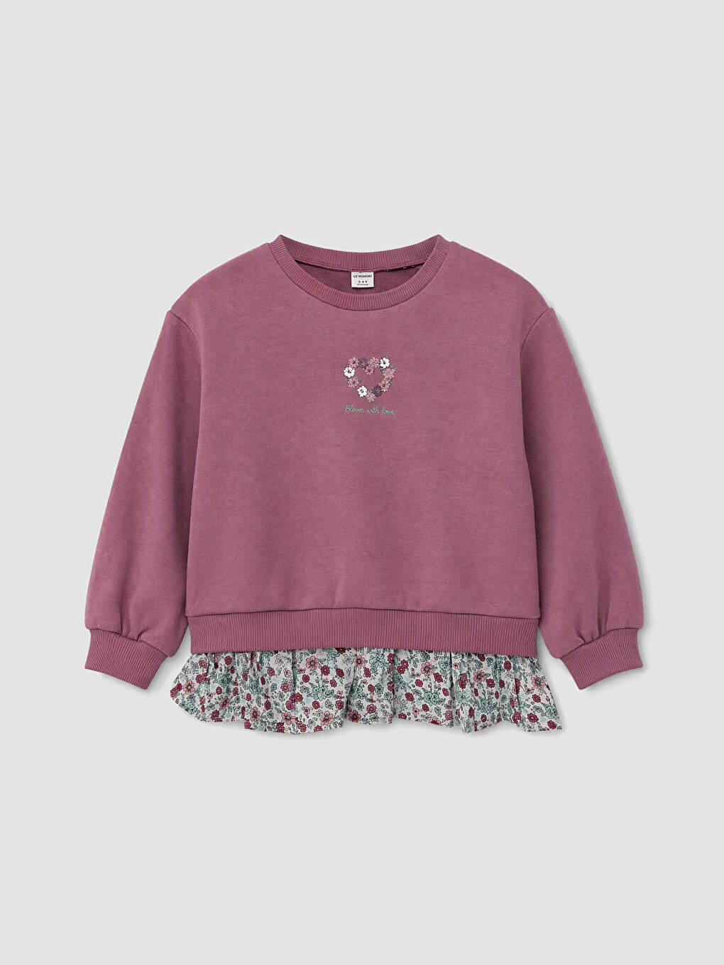 Bedrucktes Rüschen-sweatshirt Für Mädchen 2er-pack-2