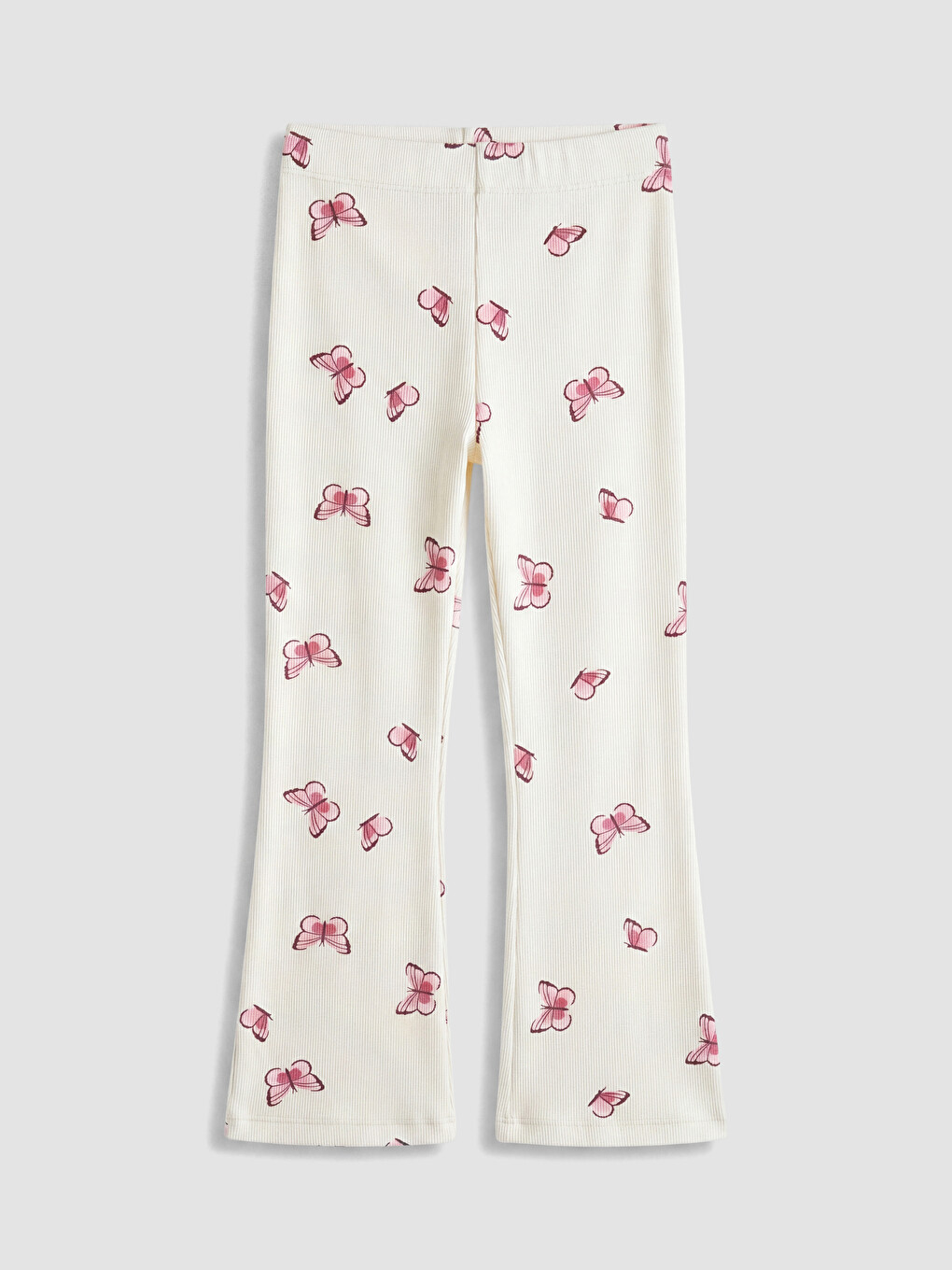 Ribbed Flare Girls' Leggings