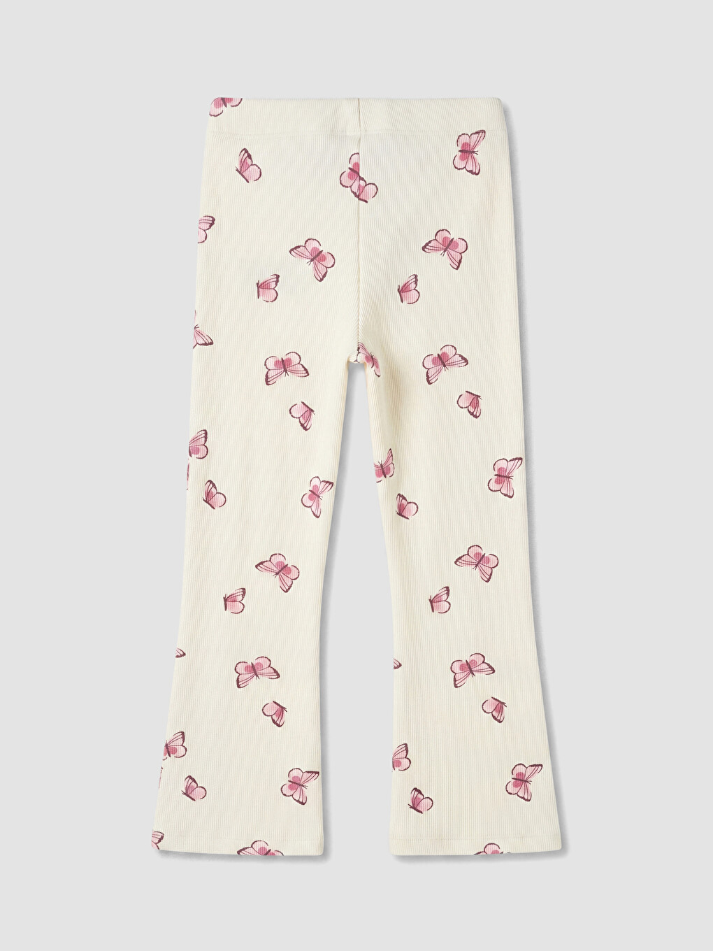 Ribbed Flare Girls' Leggings-2