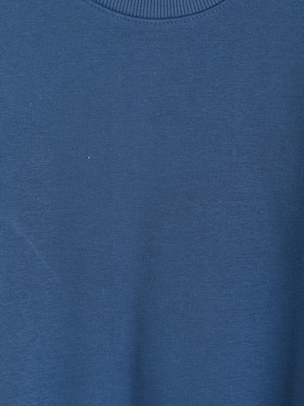 Lacivert Bisiklet Yaka Erkek Kalın Sweatshirt-2