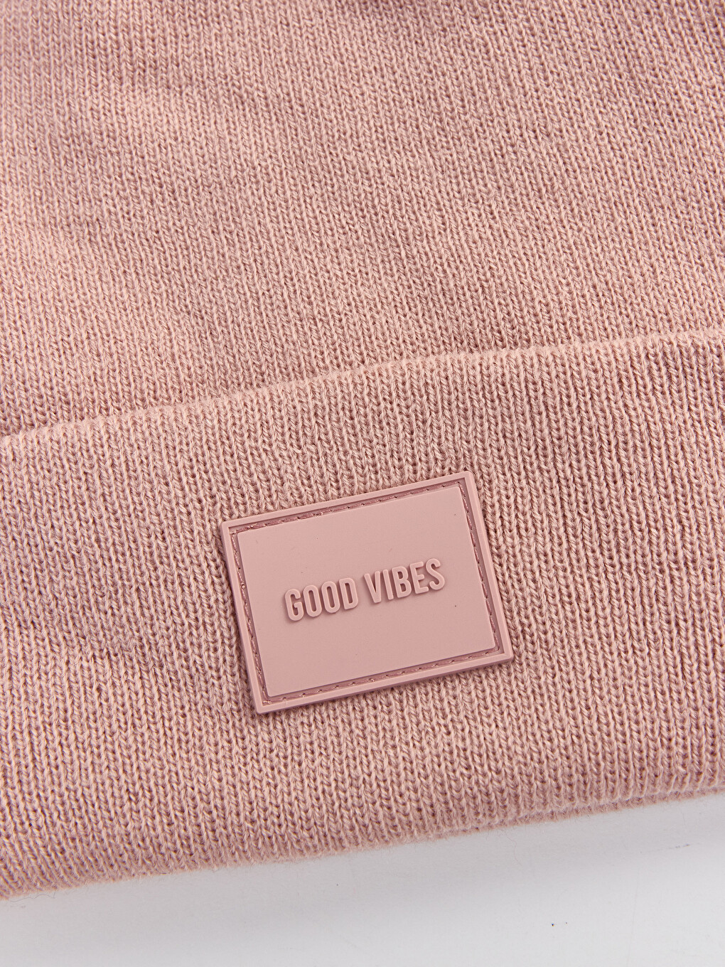 Slogan Printed Women's Knitwear Beanie-1