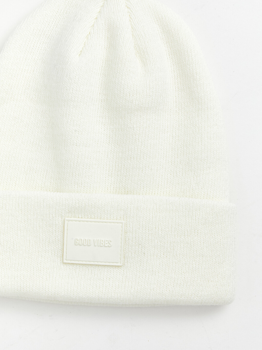 Slogan Printed Women's Knitwear Beanie-1
