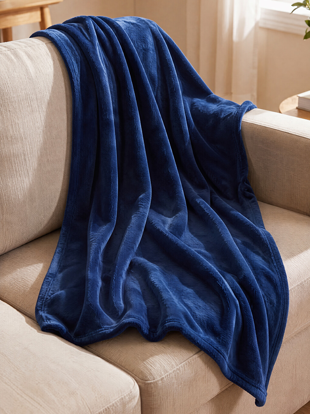 Navy Throw Blanket