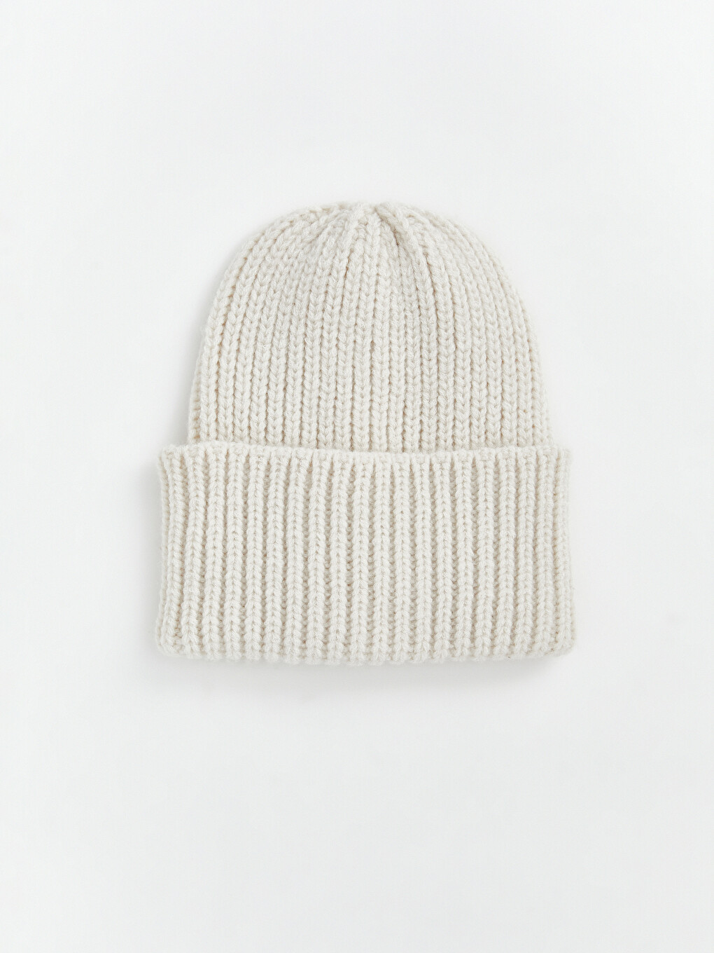 Woman Beige Beanie
