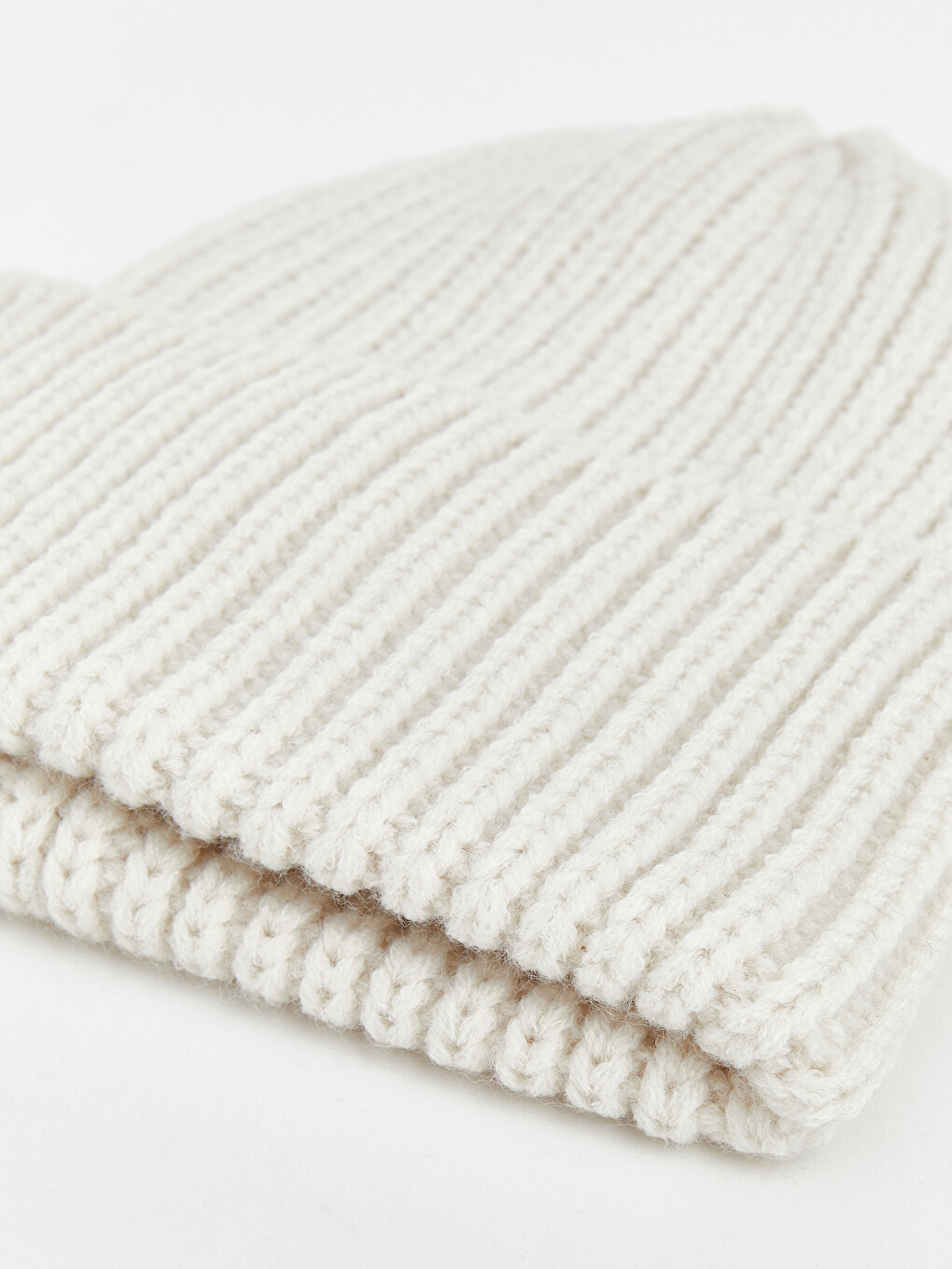Woman Beige Beanie-2