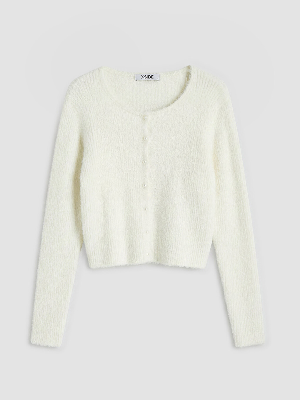 Crew Neck Women's Knitwear Cardigan-4