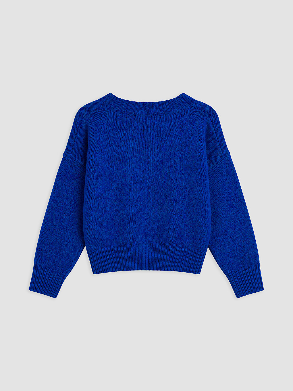 Oversize Damen Strickpullover-5