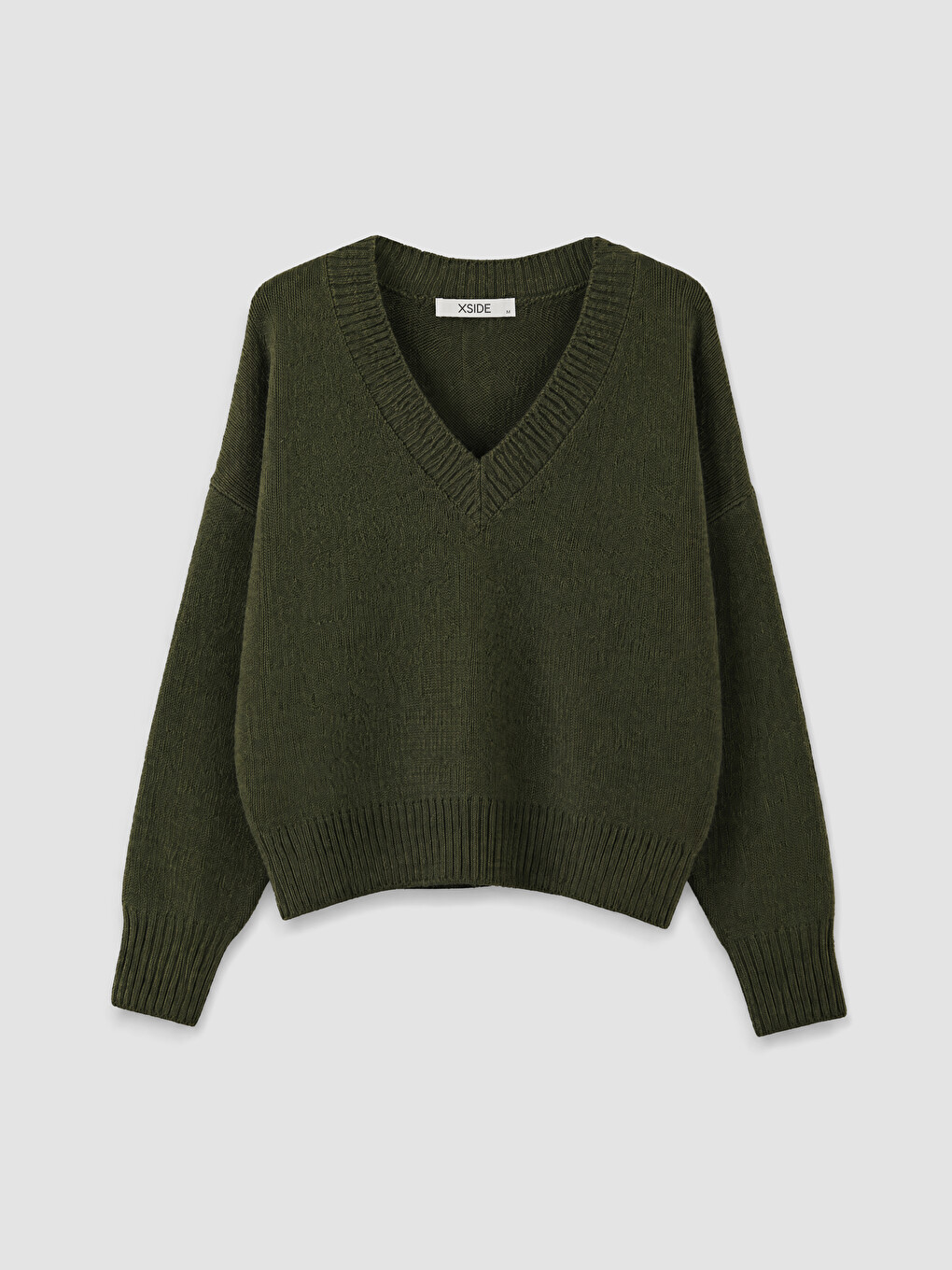 V Neck Women's Knitwear Sweater-4