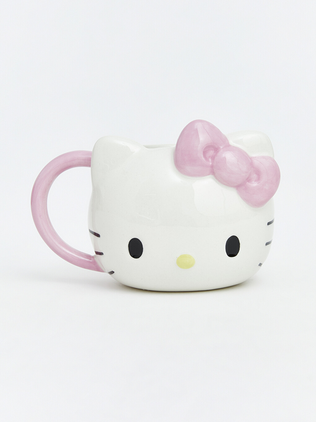 Beyaz Hello Kitty Baskılı Seramik Kupa 365 Ml-1
