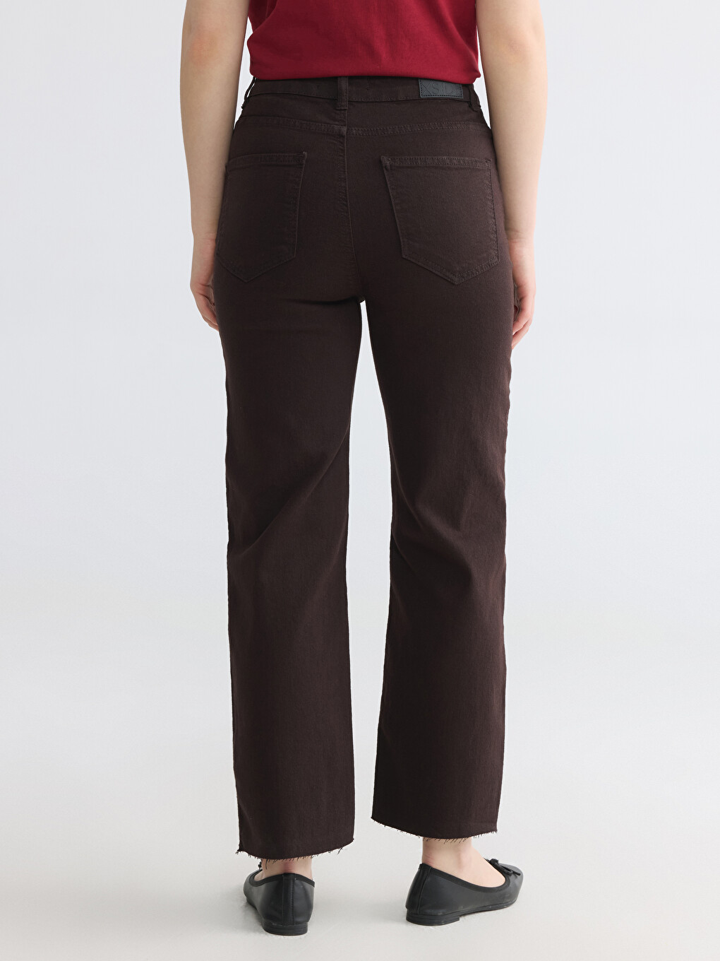 Woman Brown Jeans-3