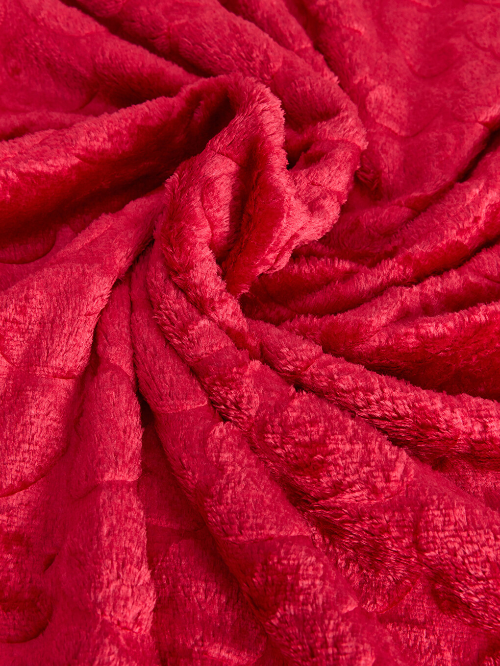 Kırmızı Çift Kişilik Battaniye 200x220 Cm-2