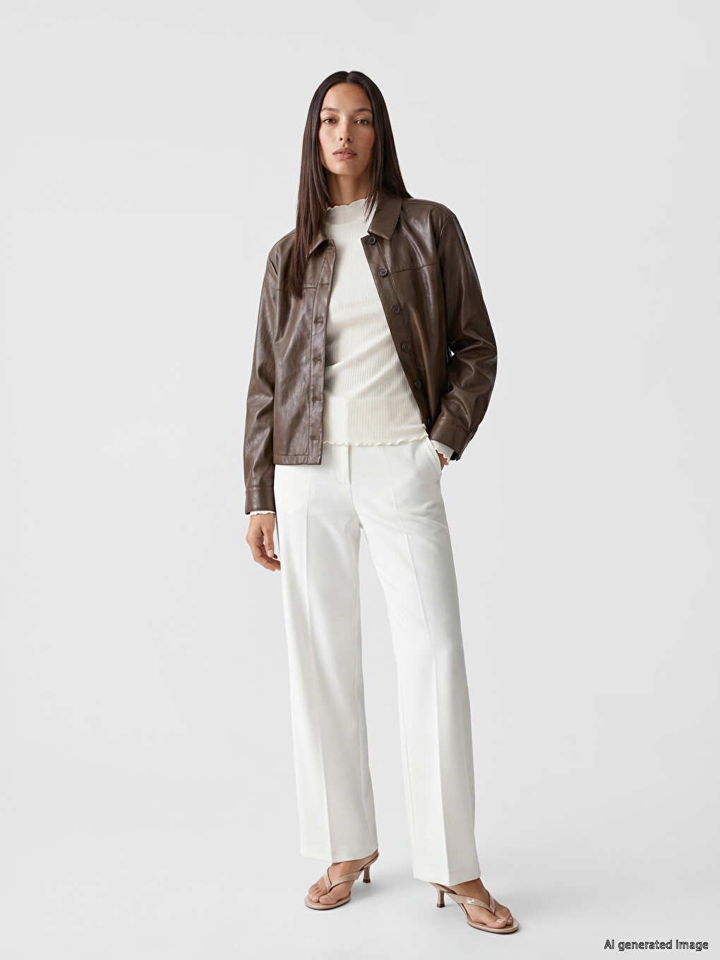 Woman Khaki Jacket-1