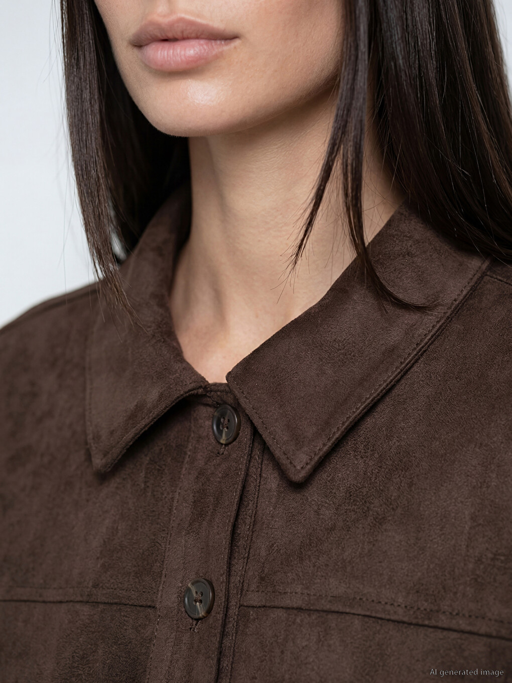 Woman Brown Shirt-3