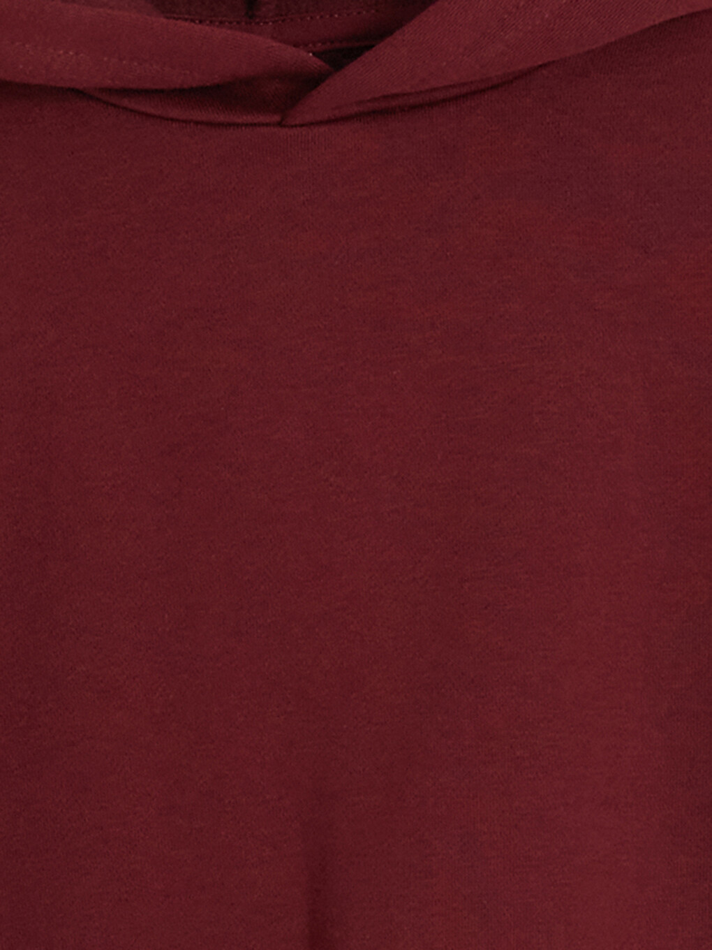 Bordo Kapüşonlu Erkek Çocuk Kalın Sweatshirt-2
