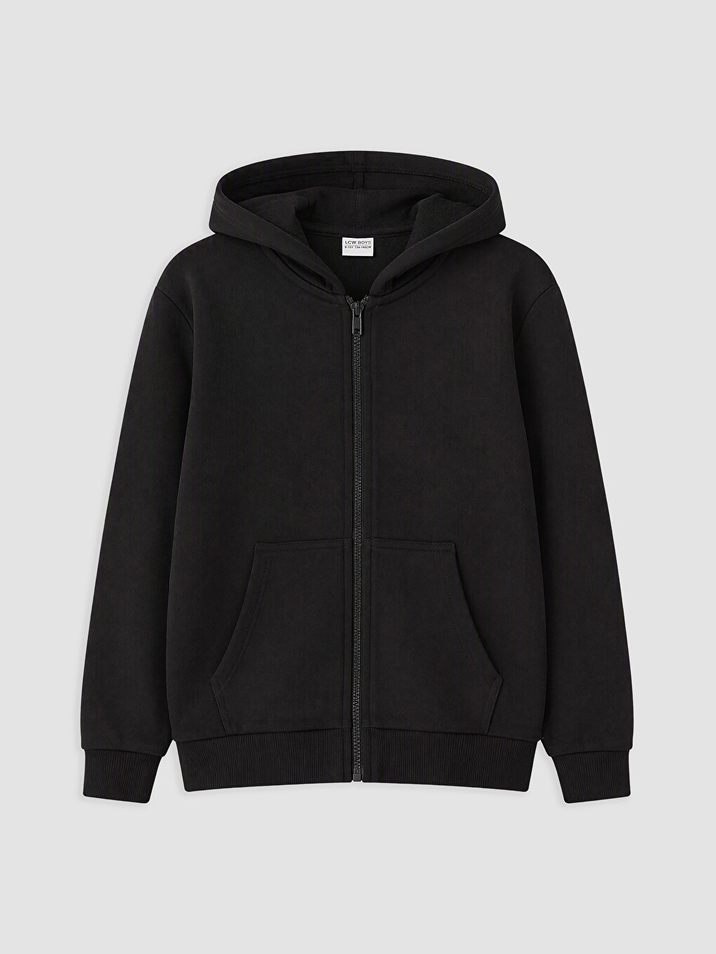 Hooded Boys' Zippered Sweatshirt