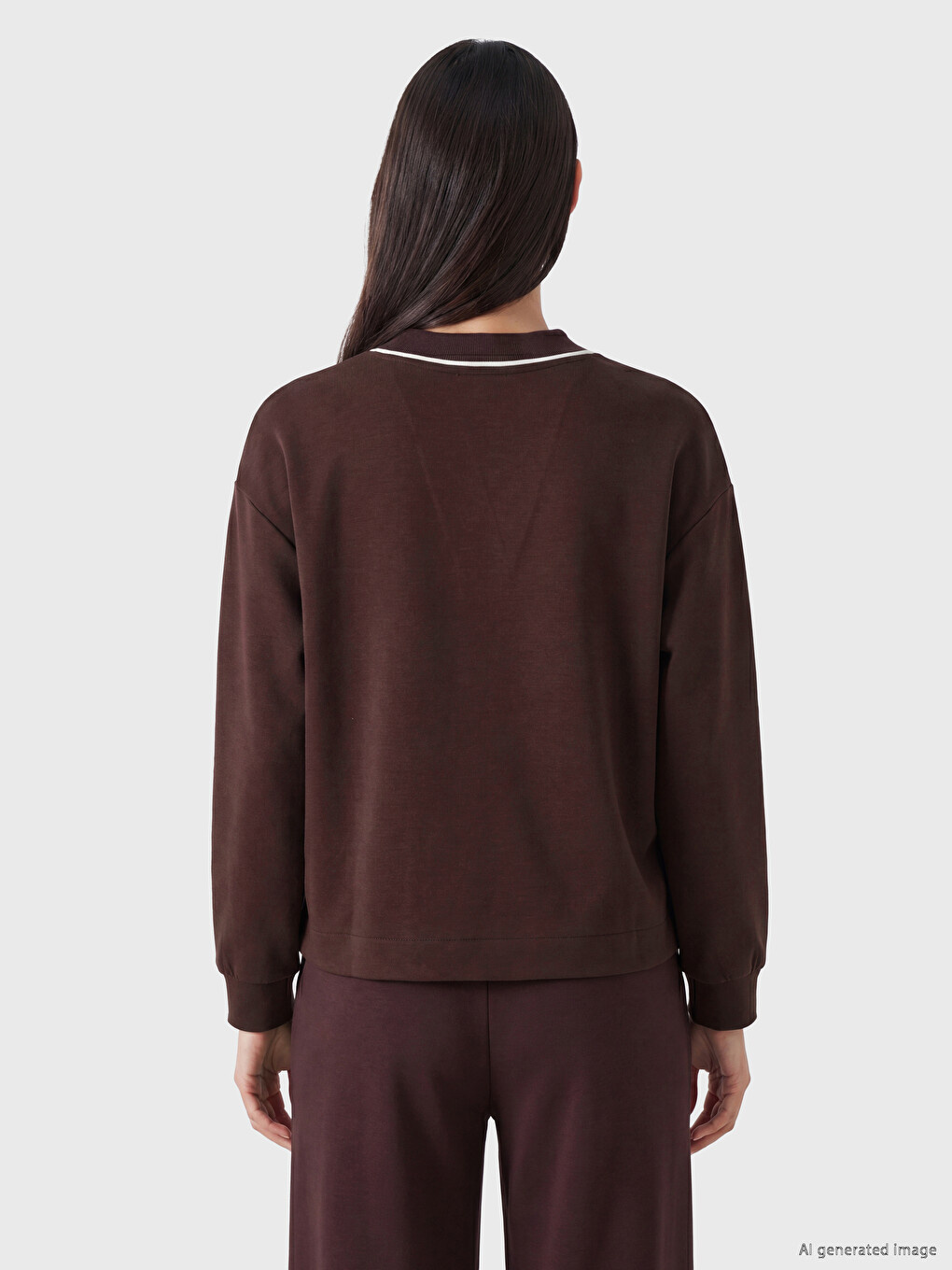 Woman Plum T-shirt-3
