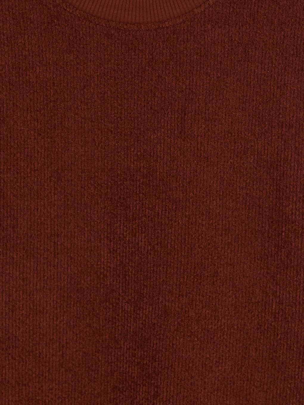 Kahverengi Bisiklet Yaka Erkek Sweatshirt-4