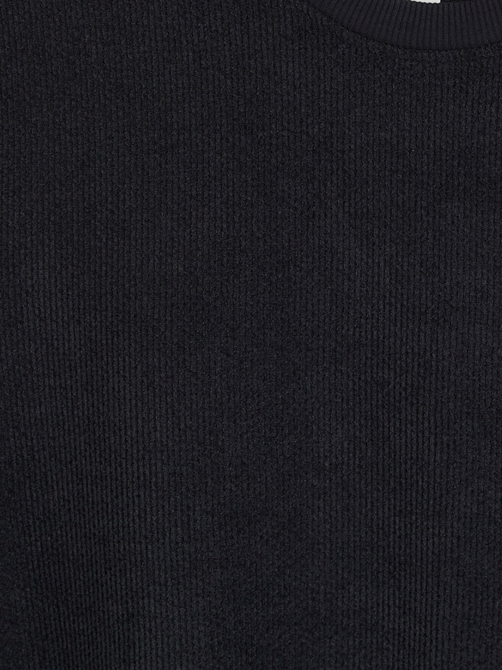 Antrasit Bisiklet Yaka Erkek Sweatshirt-2