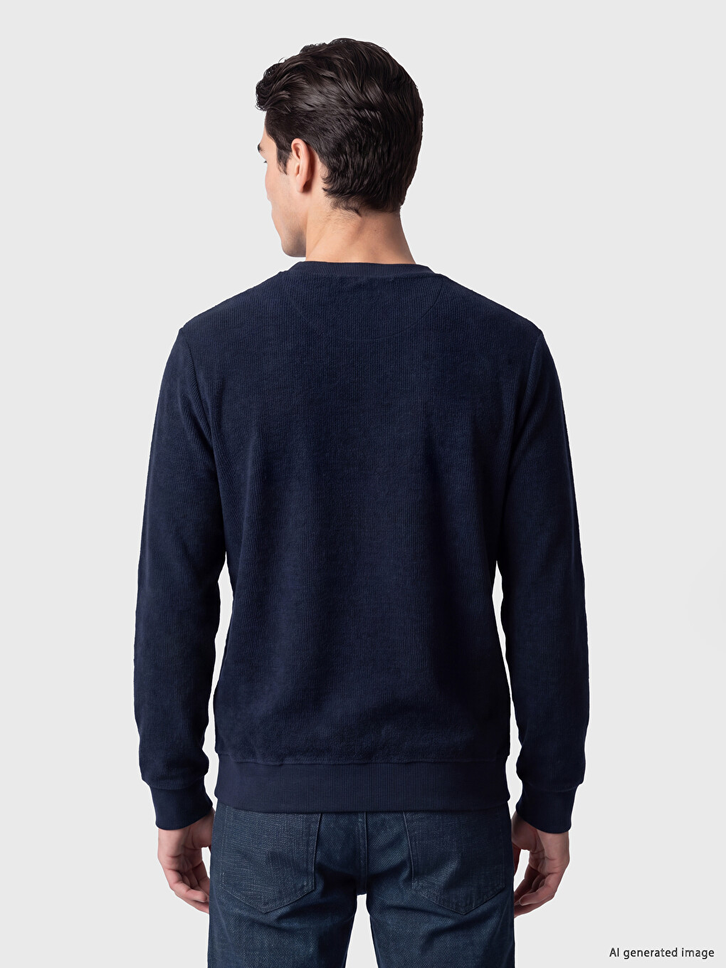 Crew Neck Men's Sweatshirt-2