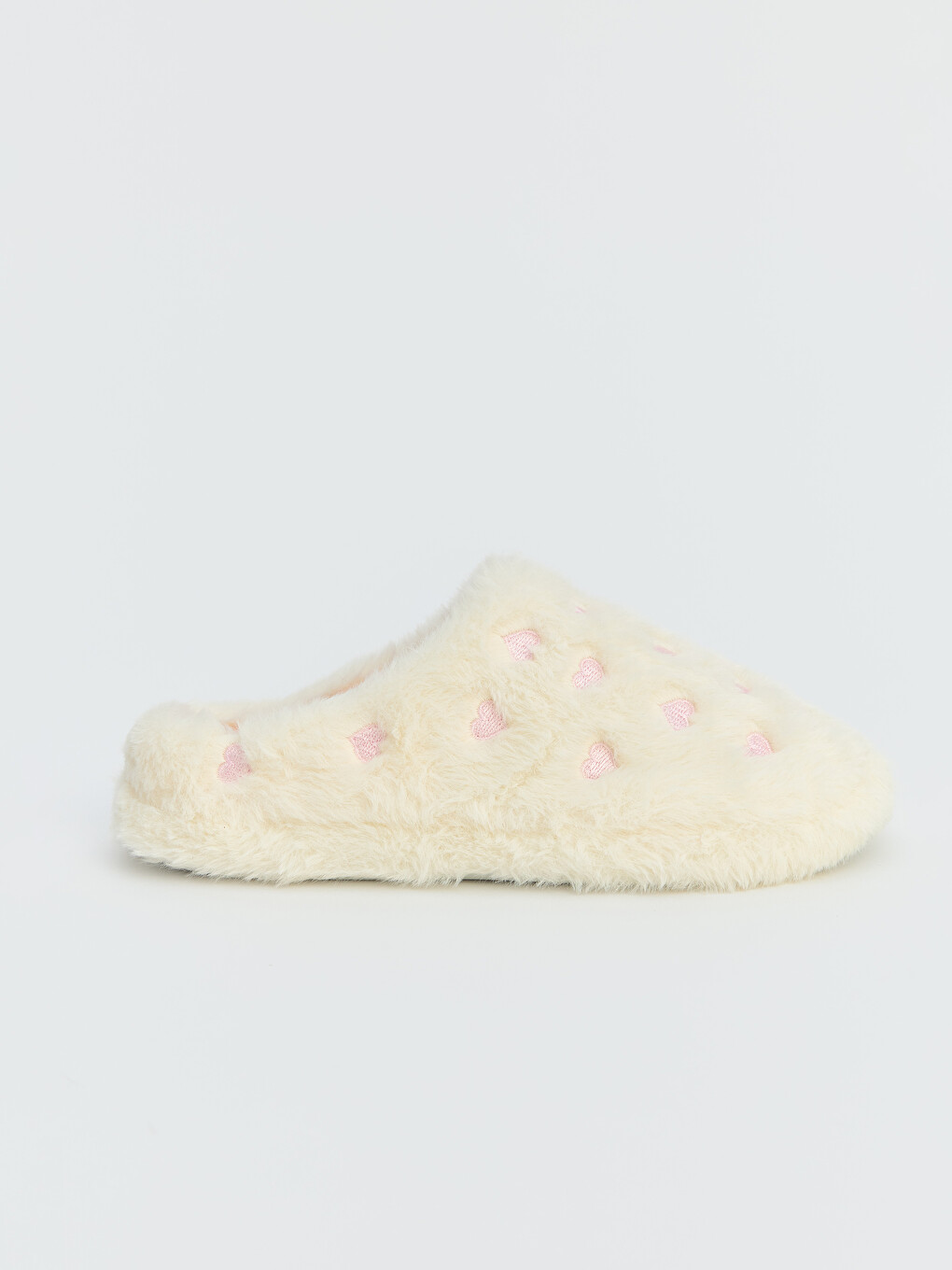 Embroidery Detailed Girls' Home Shoes-1