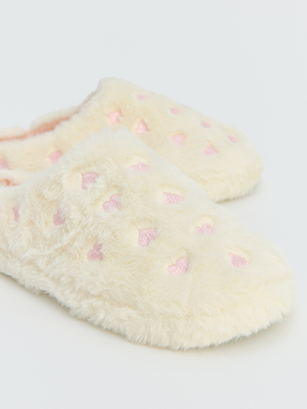 Embroidery Detailed Girls' Home Shoes-2