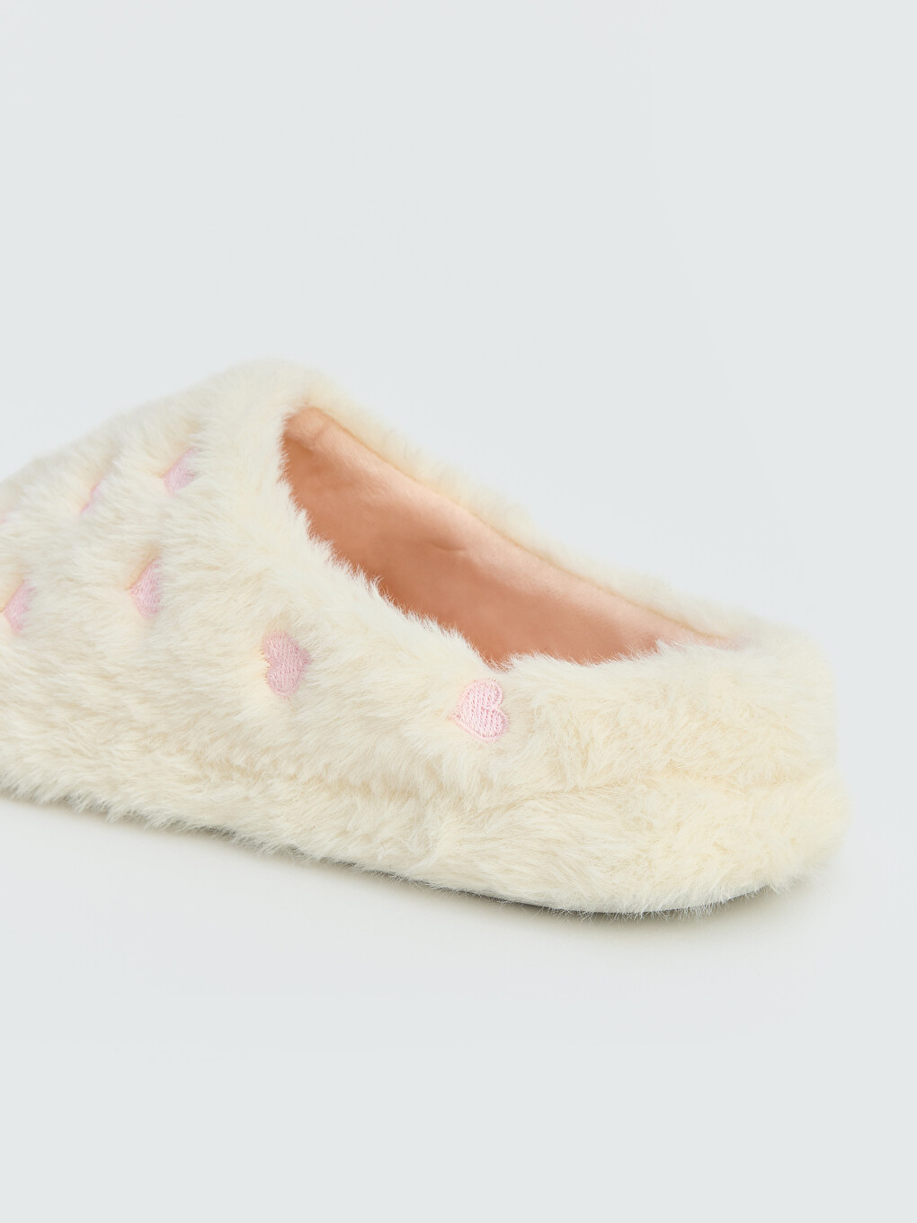 Embroidery Detailed Girls' Home Shoes-4