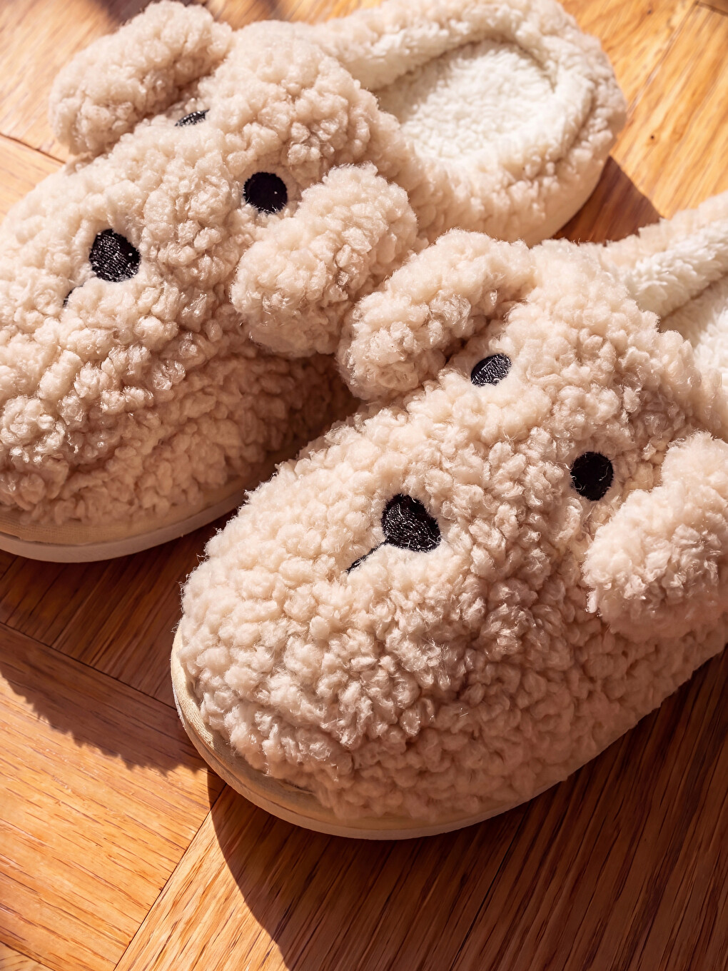 Animal Figured Plush Home Slipper-1