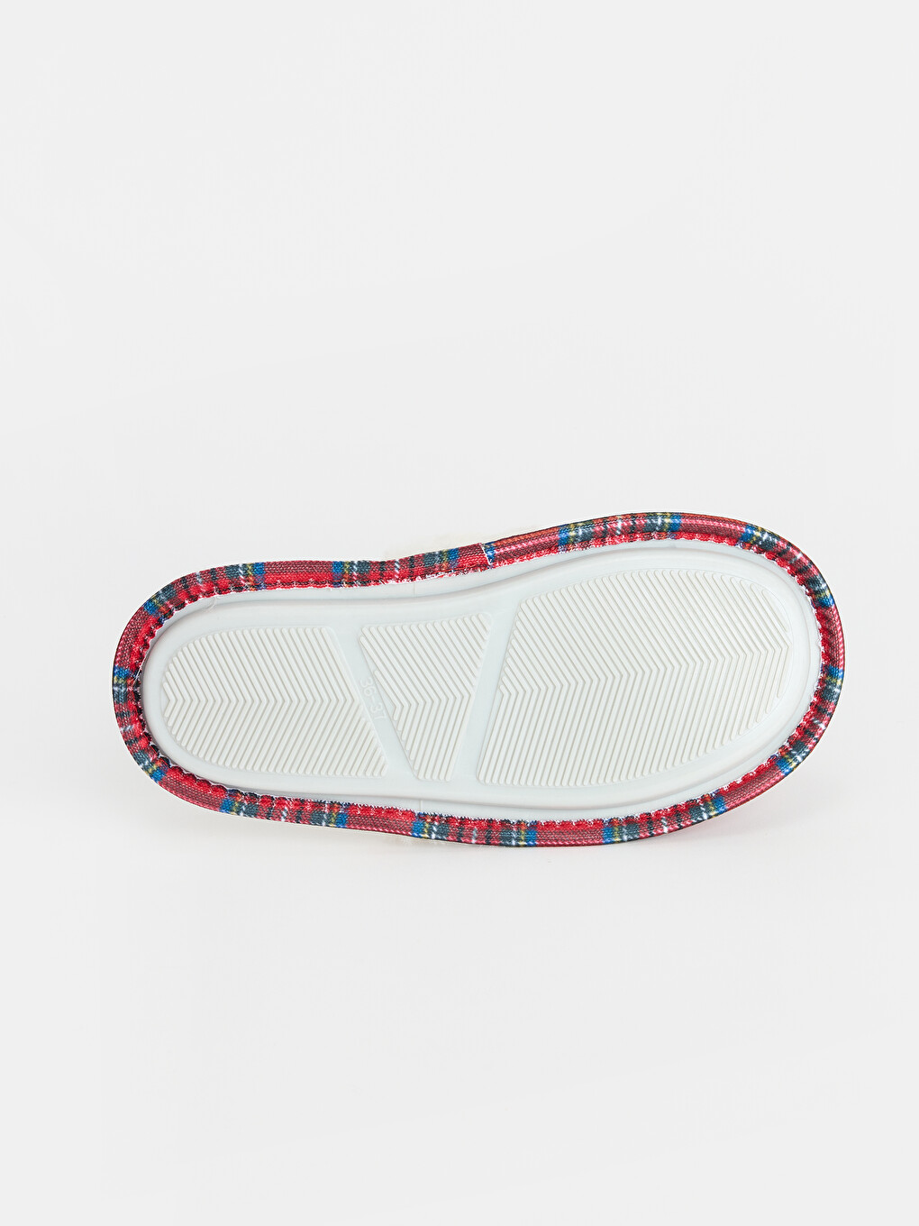 Plaid Furry Women's Home Slipper-4