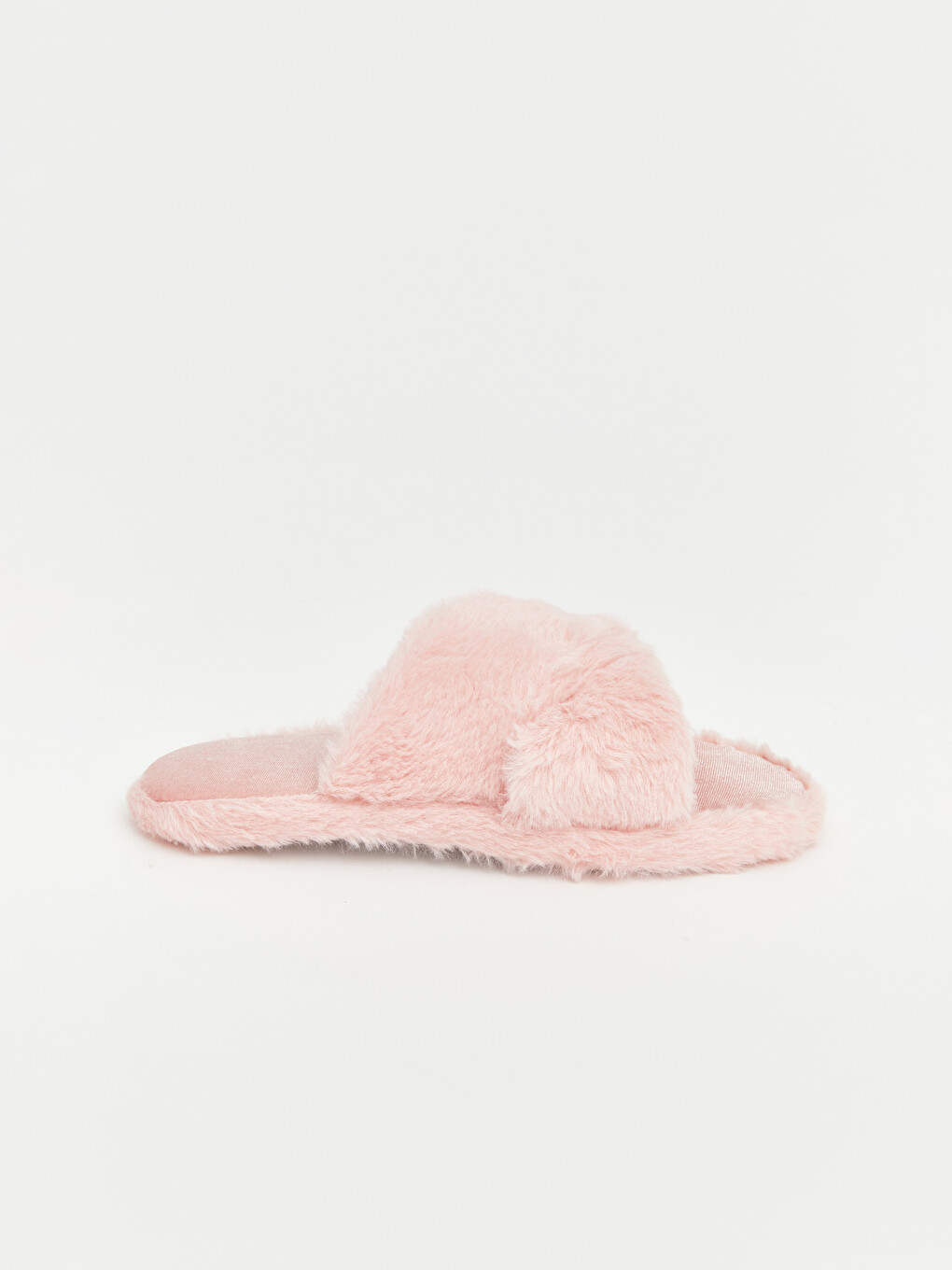 Cross Strapped Plush Women's Home Slipper-4